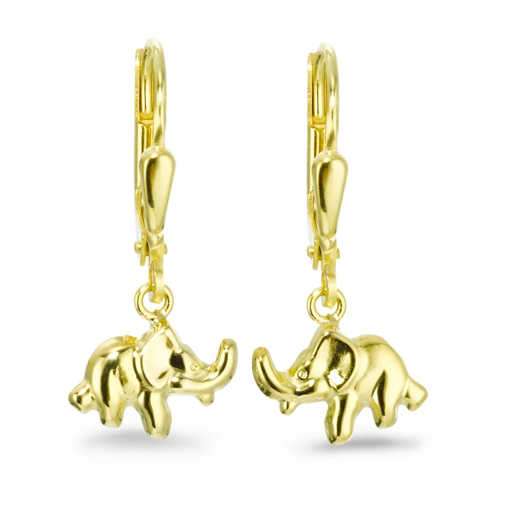 Ohrschmuck Elefant 585/- Roségold mit Opalen - shops 73291653