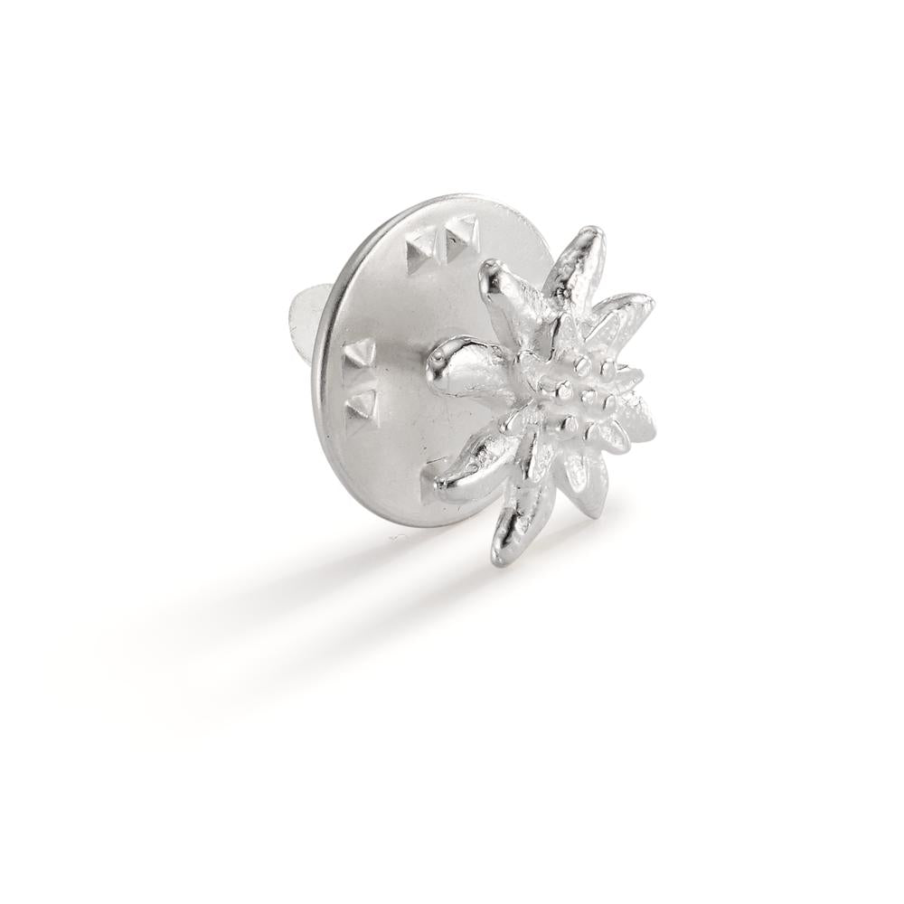 Pin Silber Edelweiss Ø11 mm