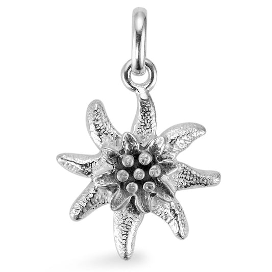 Anhänger Silber patiniert Edelweiss Ø16 mm