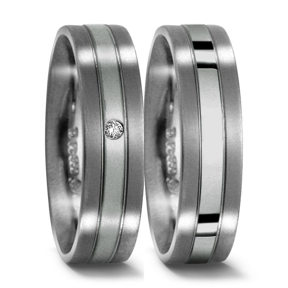 Partnerring Titan, 950 Platin