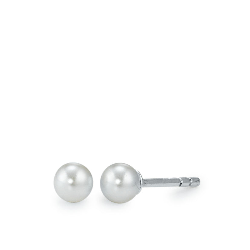 Ohrstecker Silber rhodiniert shining Pearls