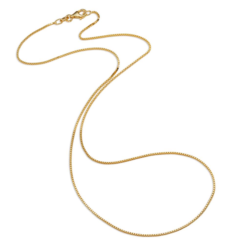 Venezianer diamantiert-Halskette 750/18 K Gelbgold  45 cm