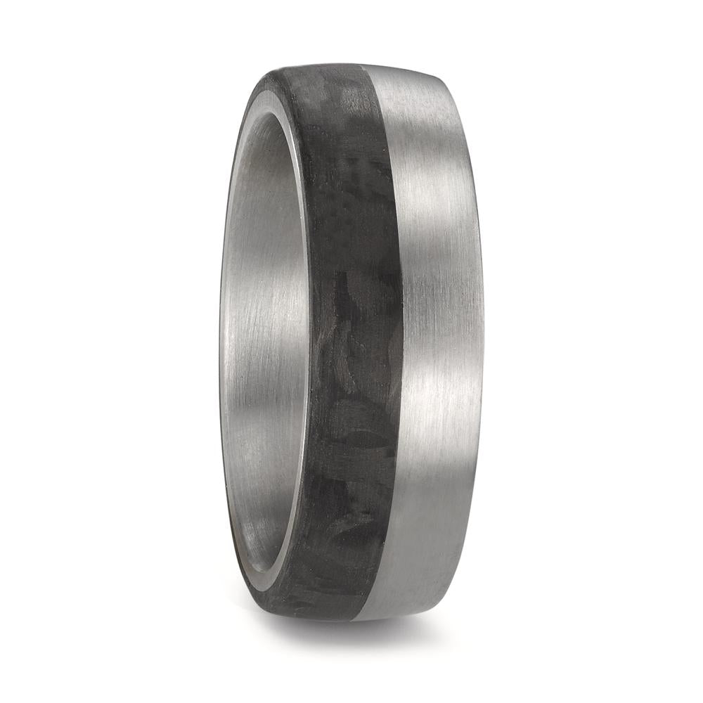 Partnerring Edelstahl, Carbon