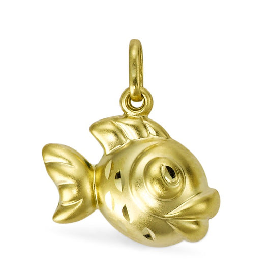 Anhänger 750/18 K Gelbgold Fisch