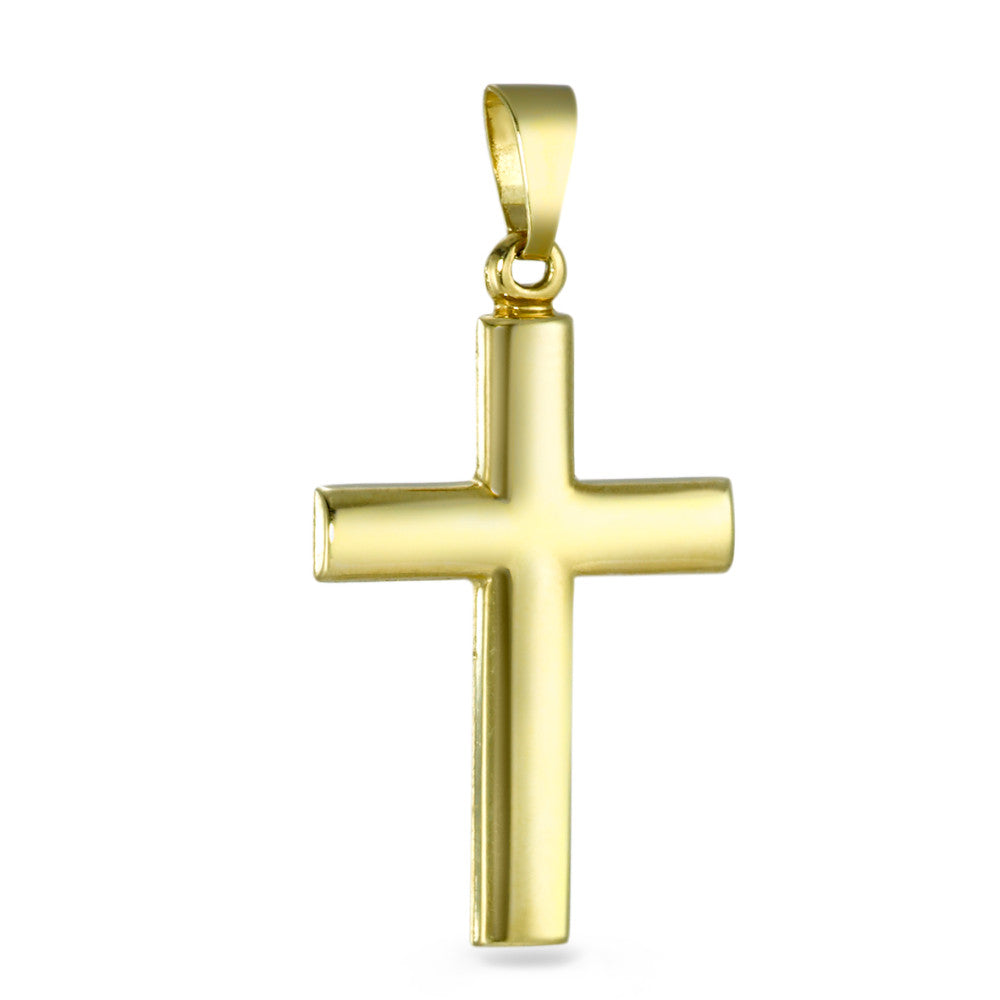 Anhänger 750/18 K Gelbgold Kreuz