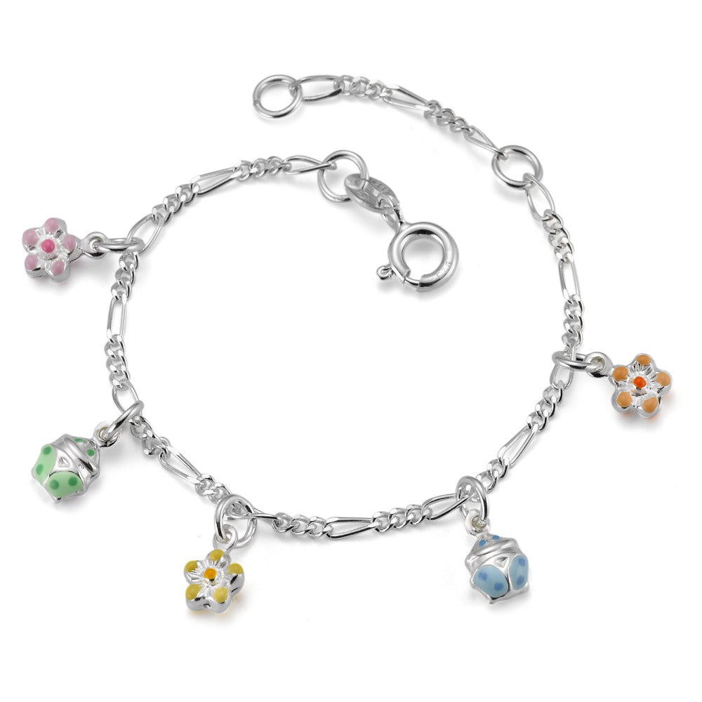 Armband Silber Blume verstellbar