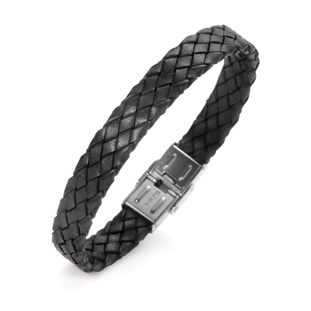 Armband Leder, Edelstahl