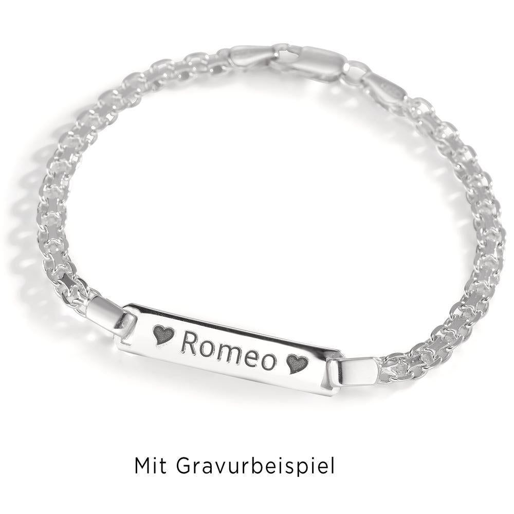 Gravurarmband Silber verstellbar