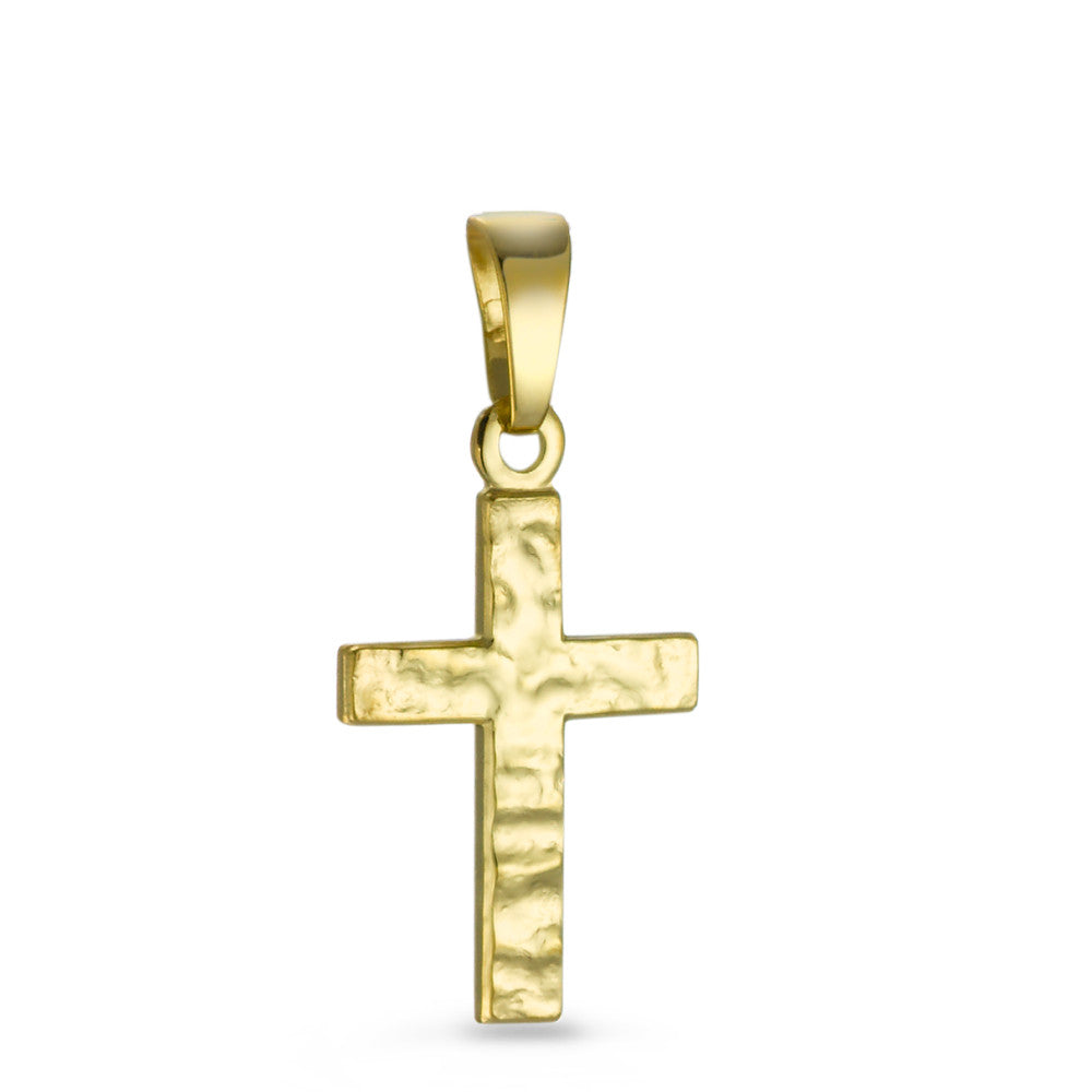 Anhänger 750/18 K Gelbgold Kreuz