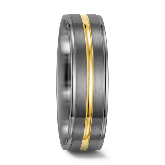 Partnerring 500 Palladium, 585/14 K Gelbgold