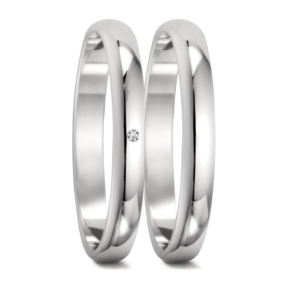 Partnerring Silber