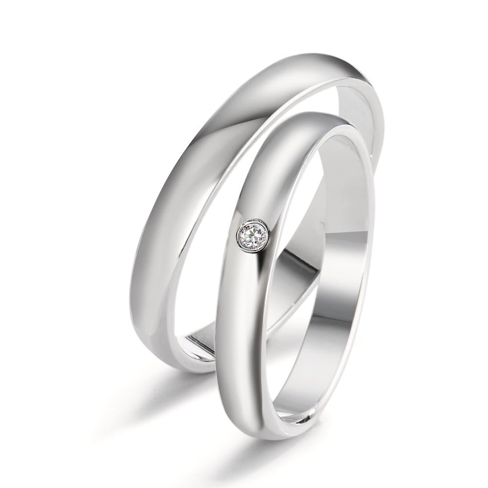 Partnerring Silber