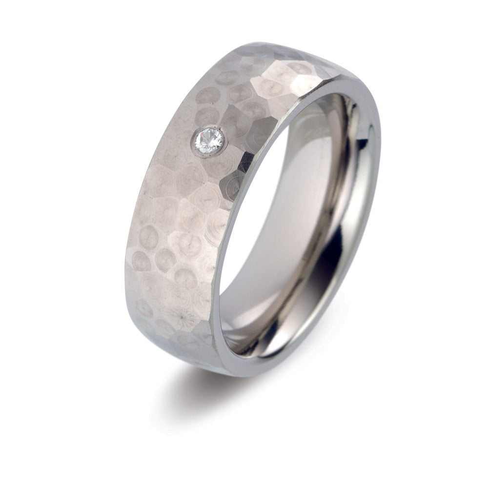 Partnerring Titan Diamant 0.03 ct, w-si