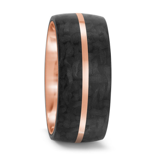 Partnerring 585/14 K Rosegold, Carbon