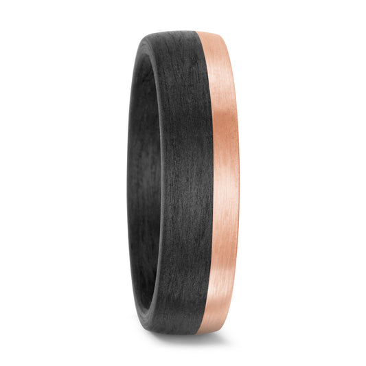 Partnerring 585/14 K Rosegold, Carbon