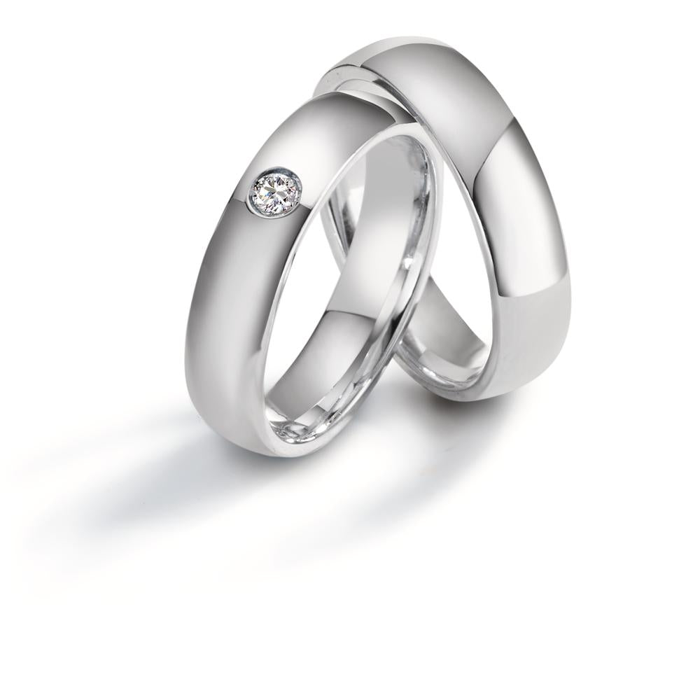 Partnerring Silber