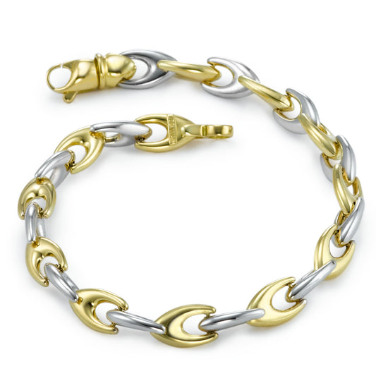 Armband 750/18 K Gelbgold, 750/18 K Weissgold Ø6 mm