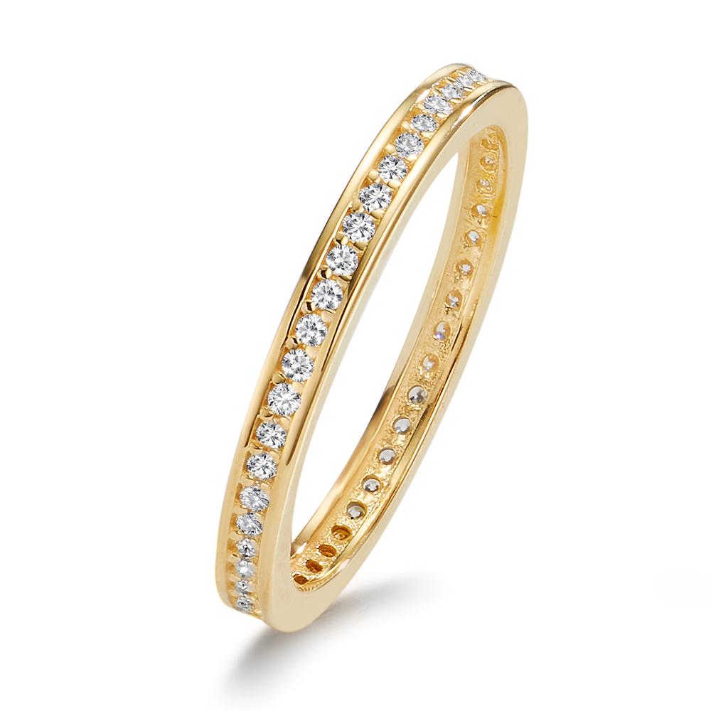 Memory Ring 375/9 K Gelbgold Zirkonia