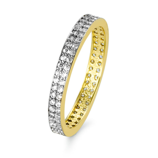 Memory Ring 375/9 K Gelbgold Zirkonia