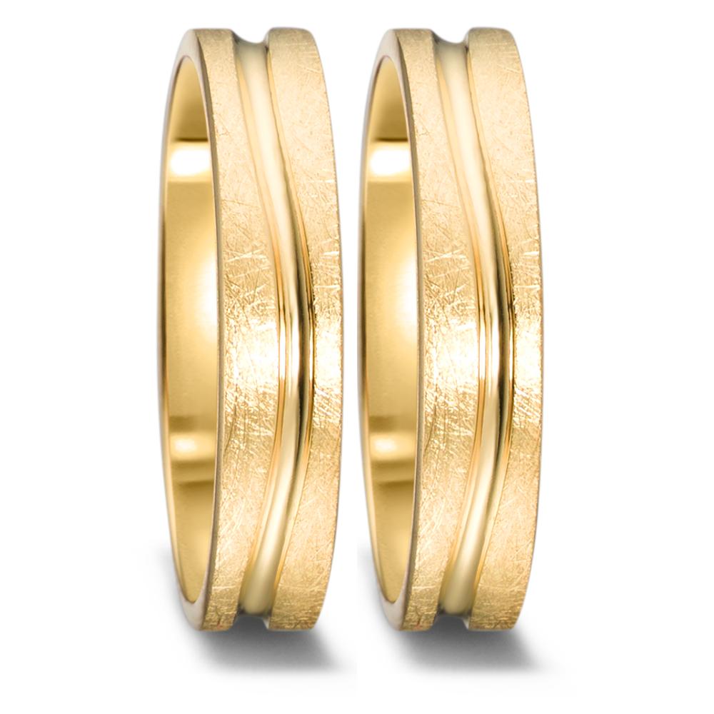 Partnerring 750/18 K Gelbgold