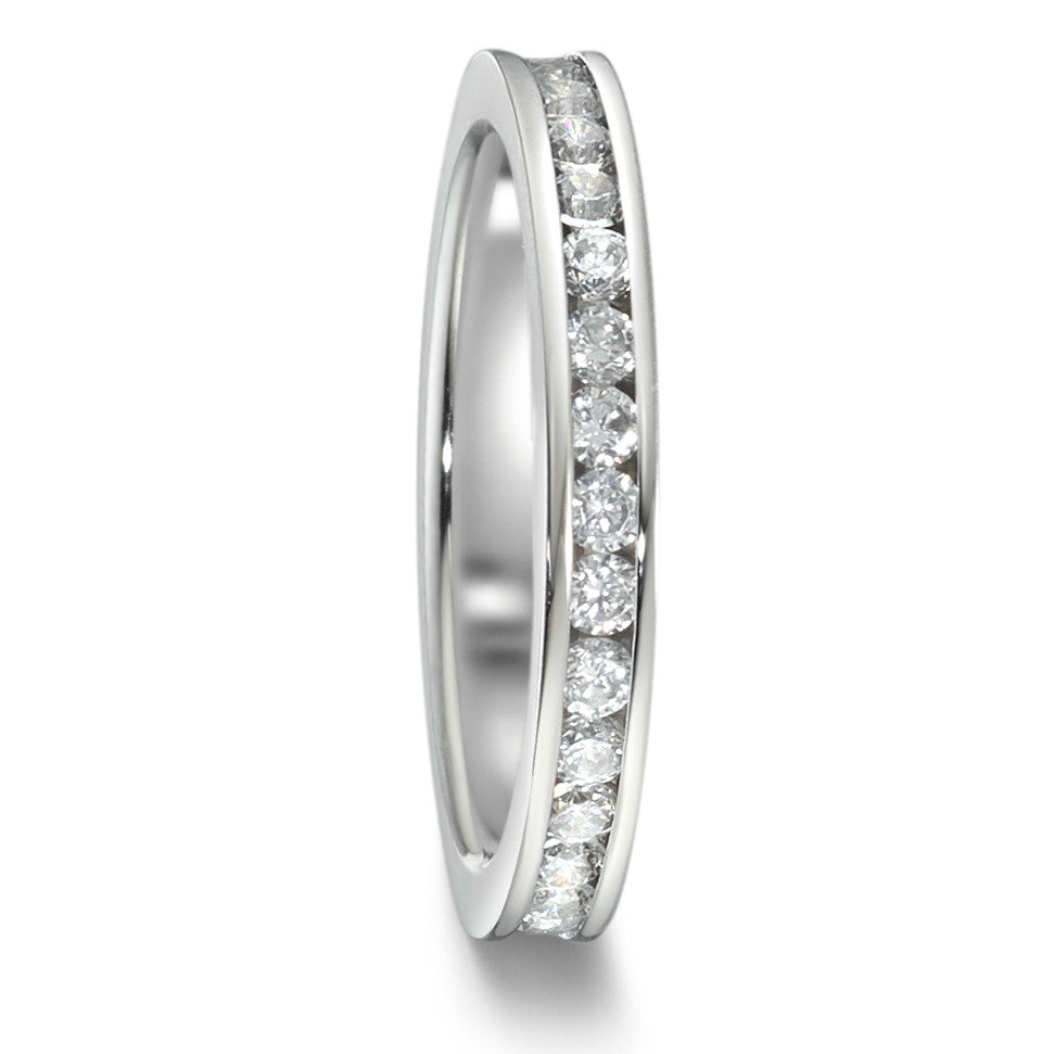 Memory Ring Edelstahl Zirkonia