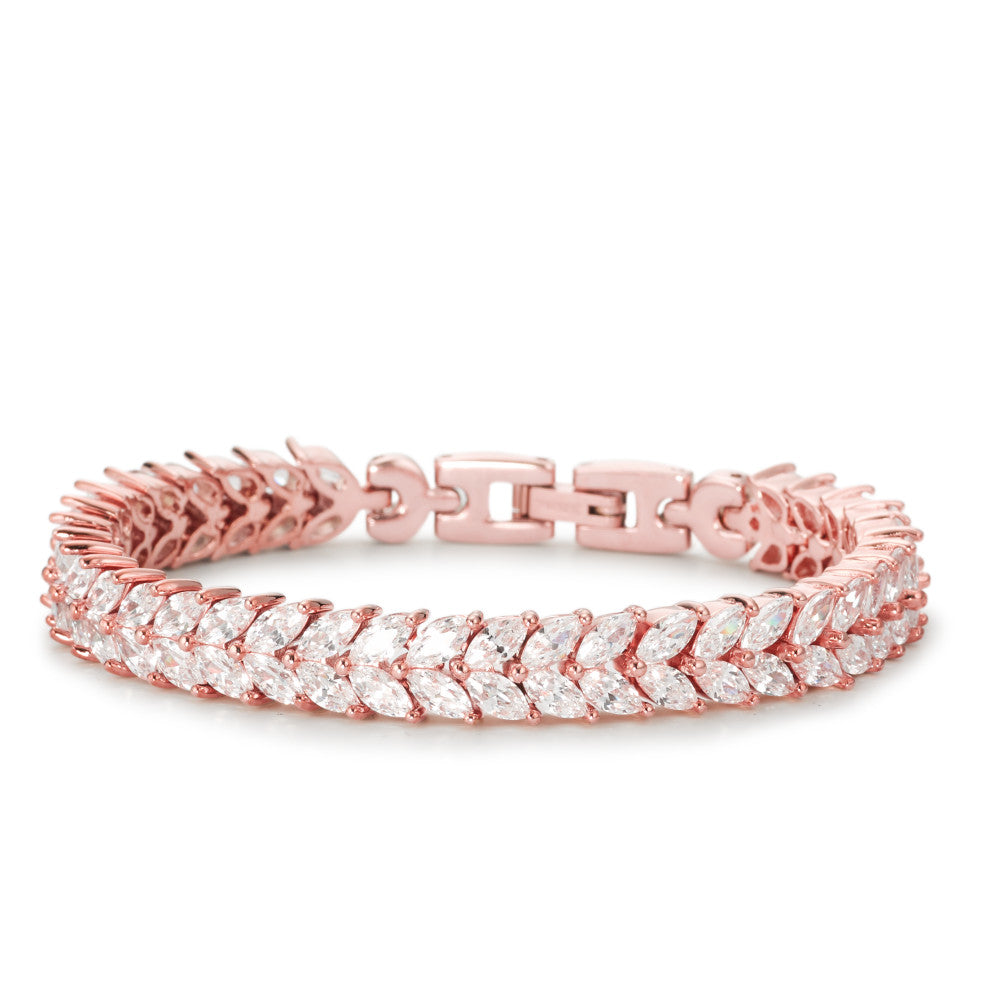 Armband Bronze Zirkonia rosé IP beschichtet