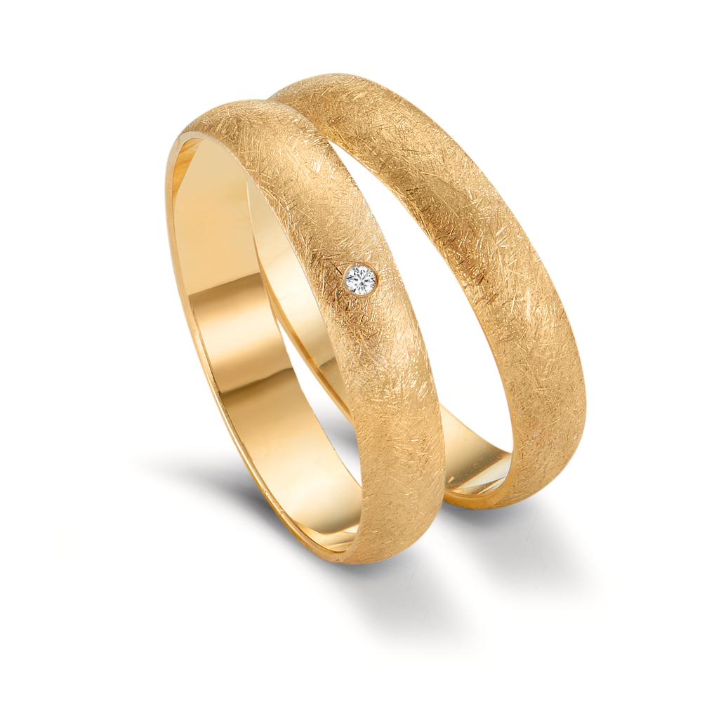 Partnerring 750/18 K Gelbgold