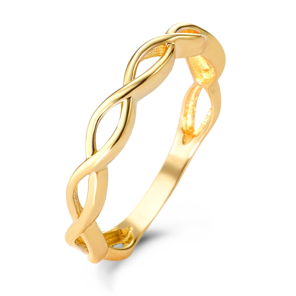 Fingerring 375/9 K Gelbgold Infinity