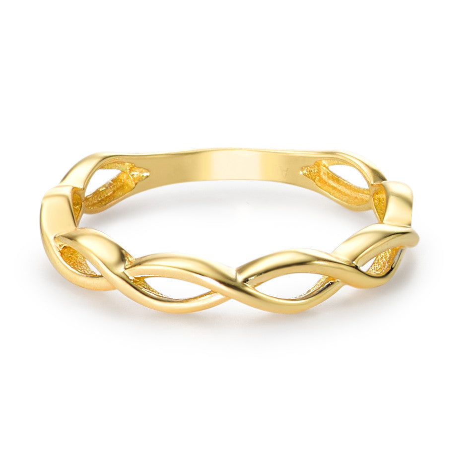 Fingerring 375/9 K Gelbgold Infinity