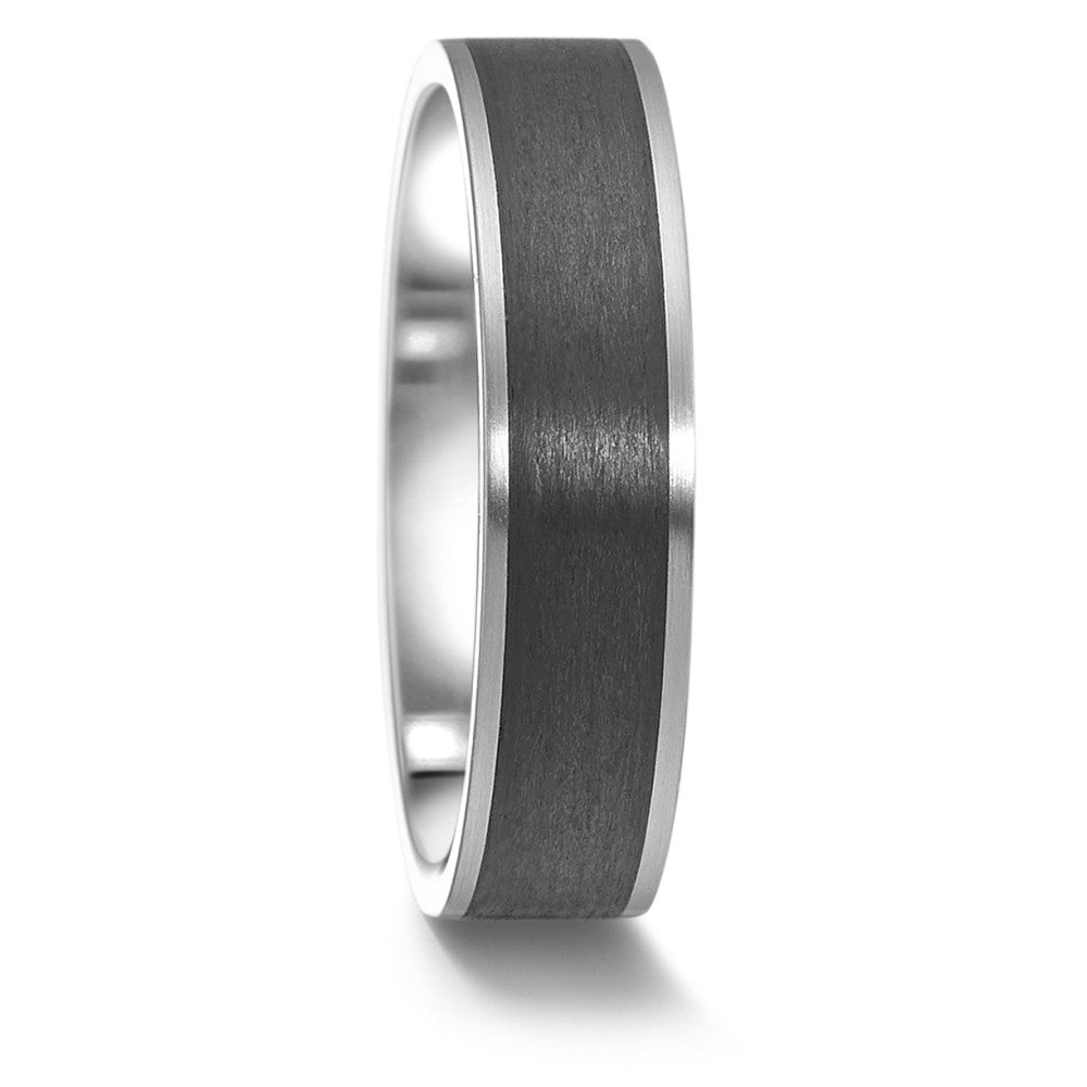 Partnerring Edelstahl, Carbon