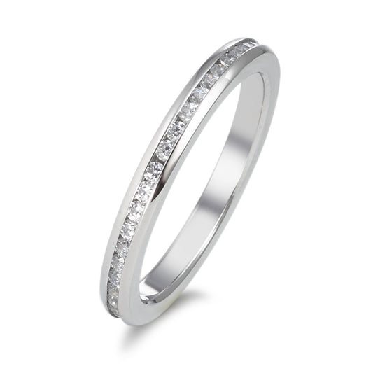 Memory Ring Edelstahl Zirkonia