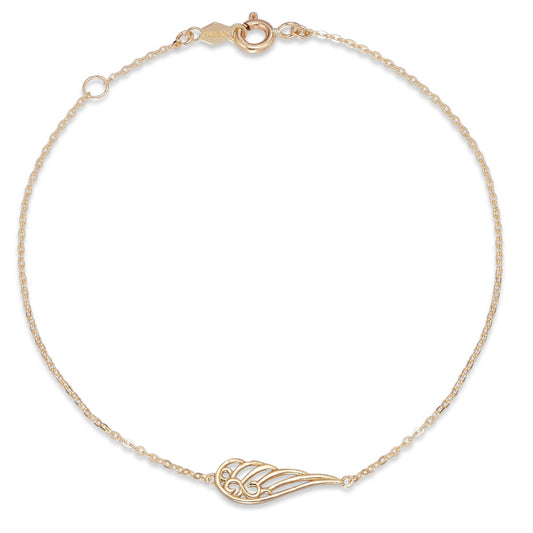 Armband 375/9 K Gelbgold Flügel verstellbar