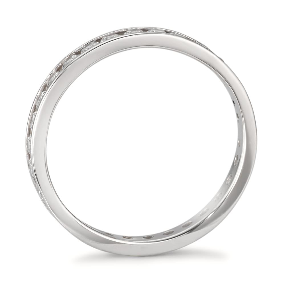 Memory Ring 750/18 K Weissgold Zirkonia