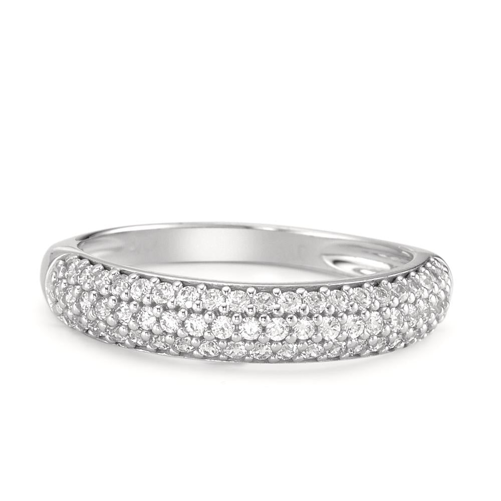 Fingerring 750/18 K Weissgold Zirkonia