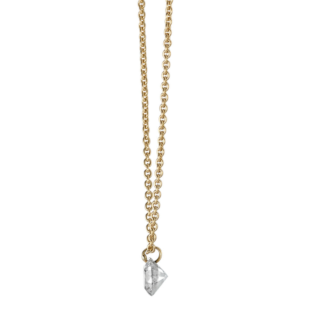 Collier 750/18 K Gelbgold Diamant 0.06 ct