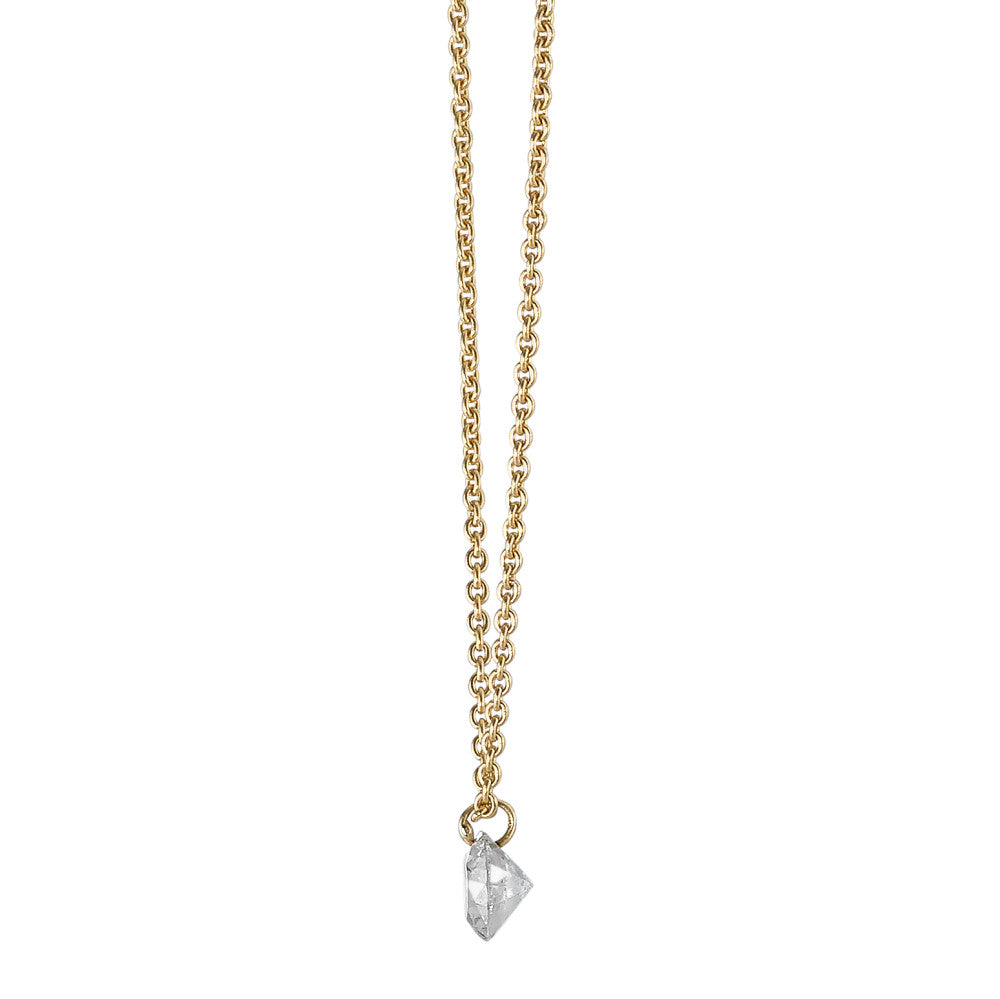 Collier 750/18 K Gelbgold Diamant 0.15 ct