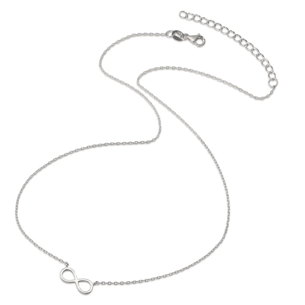 Collier Silber rhodiniert Infinity verstellbar