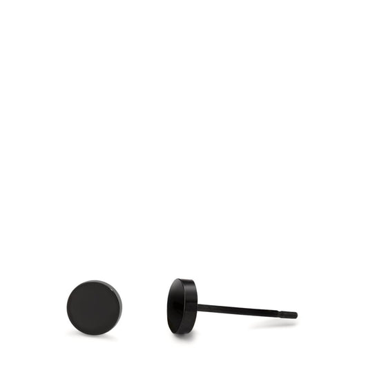 Ohrstecker Edelstahl schwarz IP beschichtet Ø5 mm