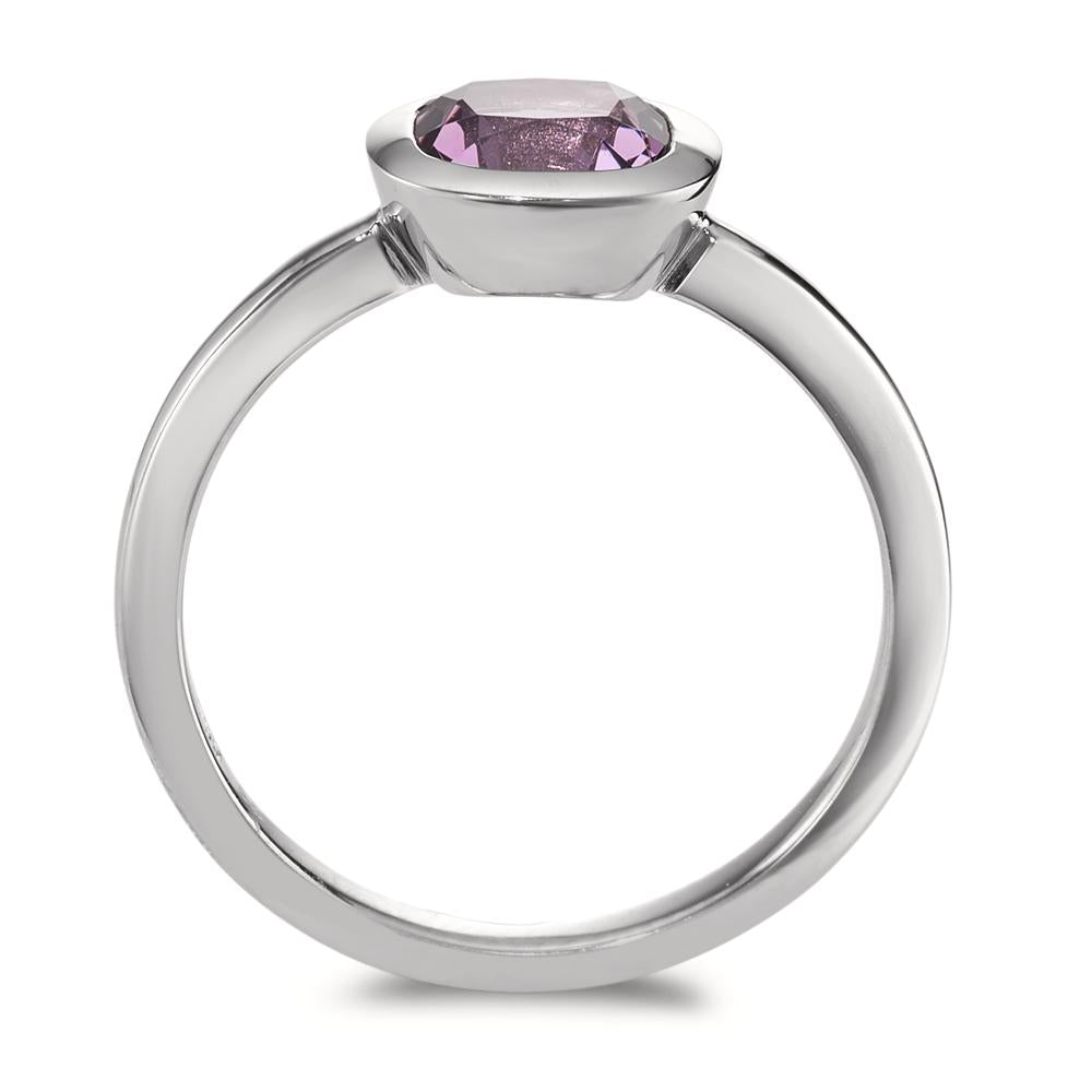 Fingerring 750/18 K Weissgold Amethyst