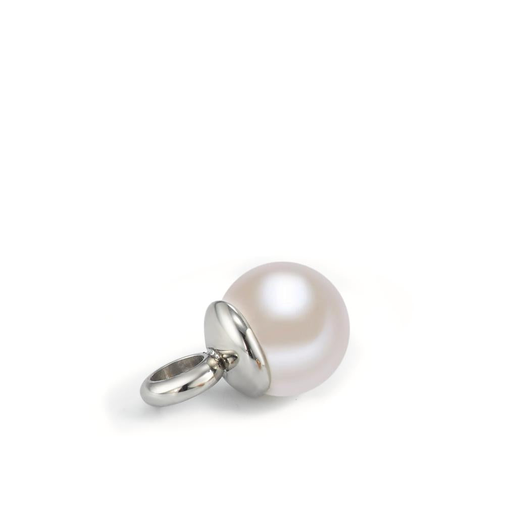 Pearl Drop Anhänger Arya, Edelstahl mit Muschelperle, Ø7mm