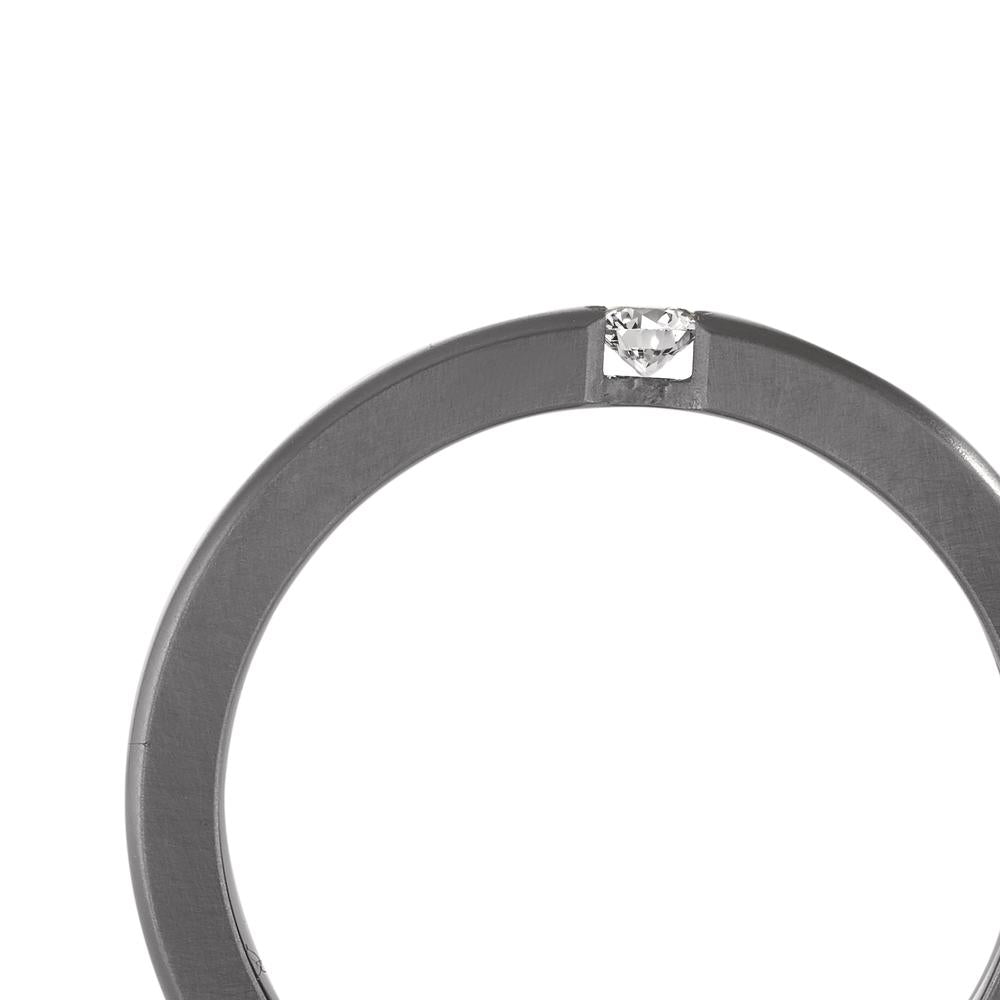 Partnerring 999 Tantal Diamant 0.05 ct, w-si