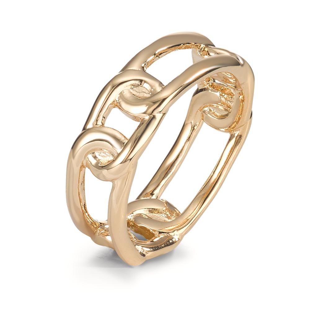 Fingerring Bronze gelb vergoldet