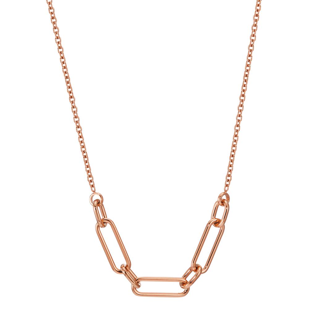 Collier Soho Rosé aus glänzendem Edelstahl verstellbar