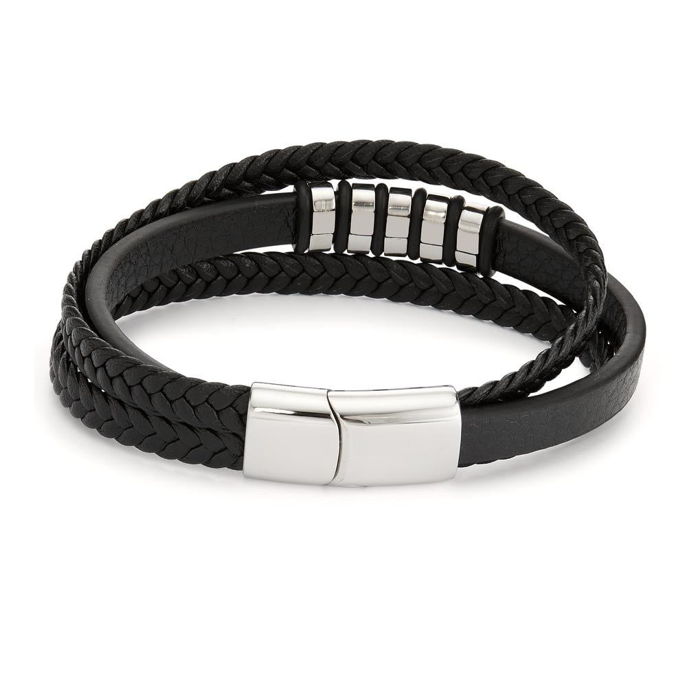 Armband Leder, Edelstahl