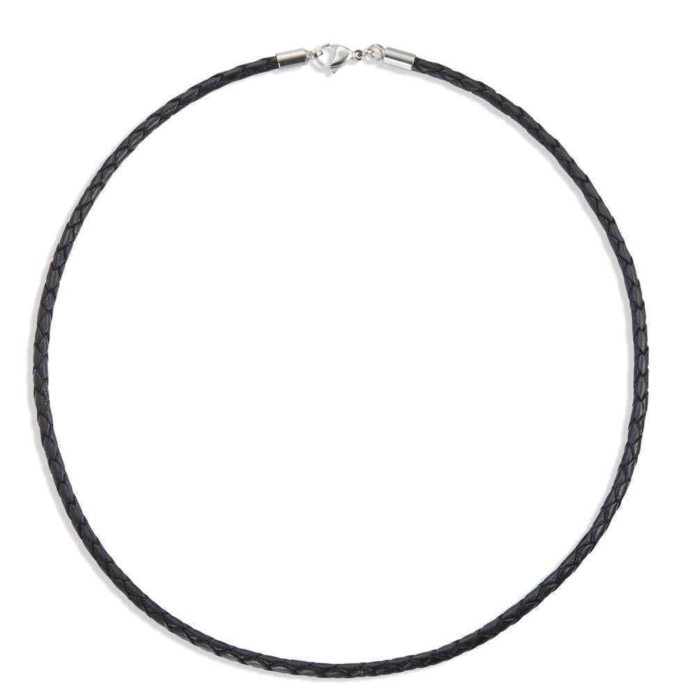 Collier Leder, Edelstahl Ø3 mm