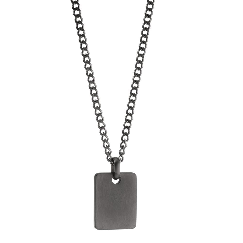 Signature Ice Tag Kette Edelstahl Lava Grey