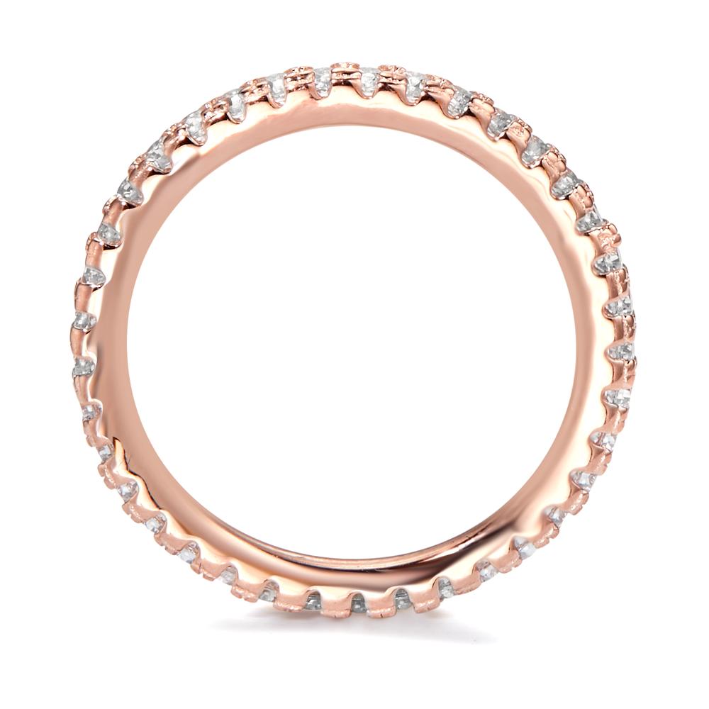 Memory Ring Silber Zirkonia rosé vergoldet