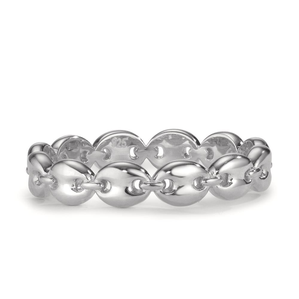 Fingerring Silber rhodiniert