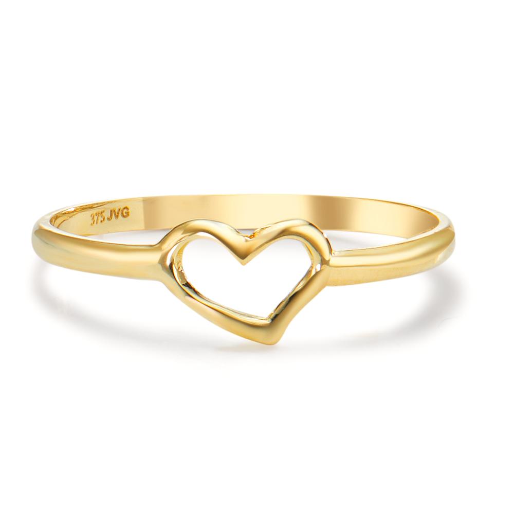 Fingerring 375/9 K Gelbgold Herz Ø5 mm