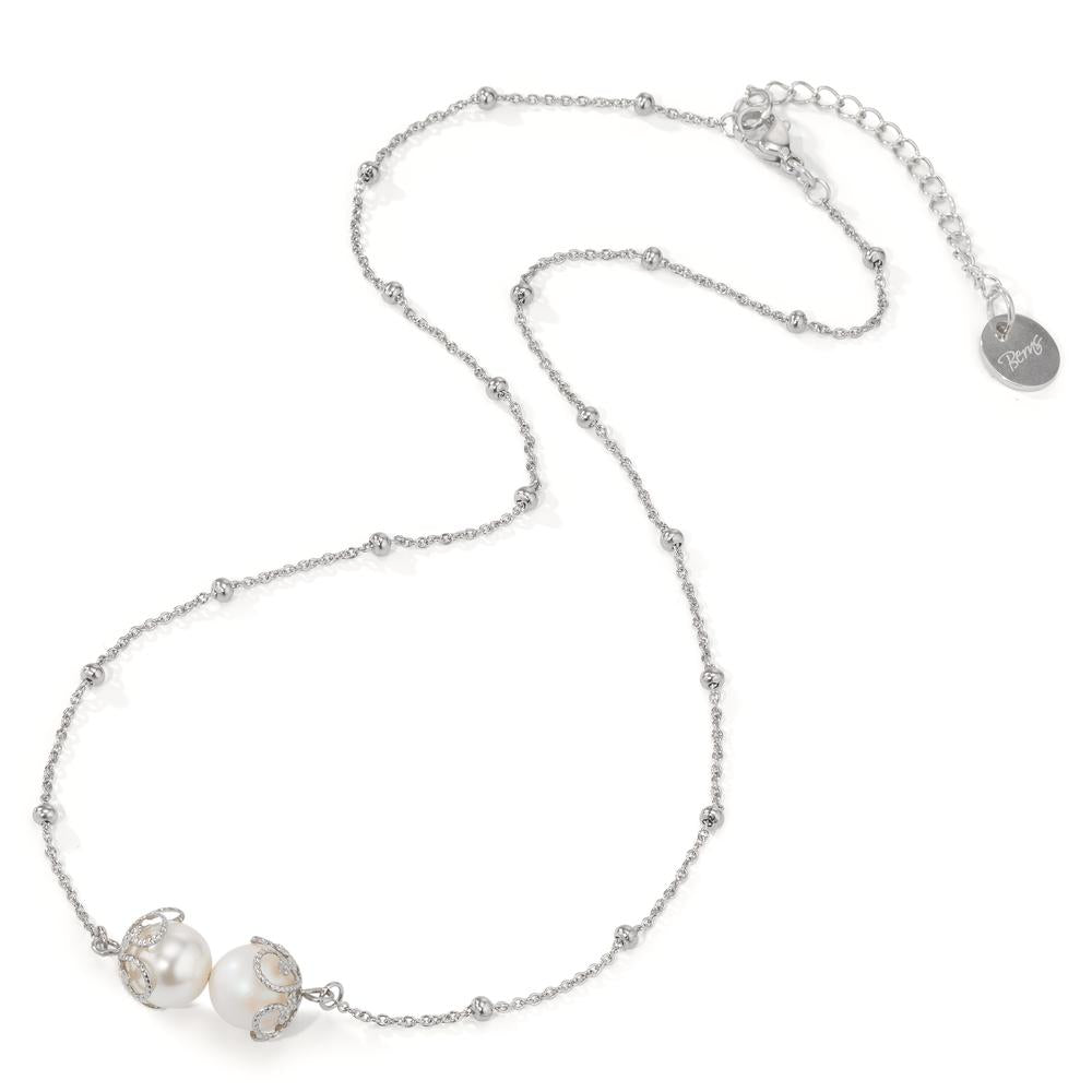 Collier Edelstahl shining Pearls verstellbar